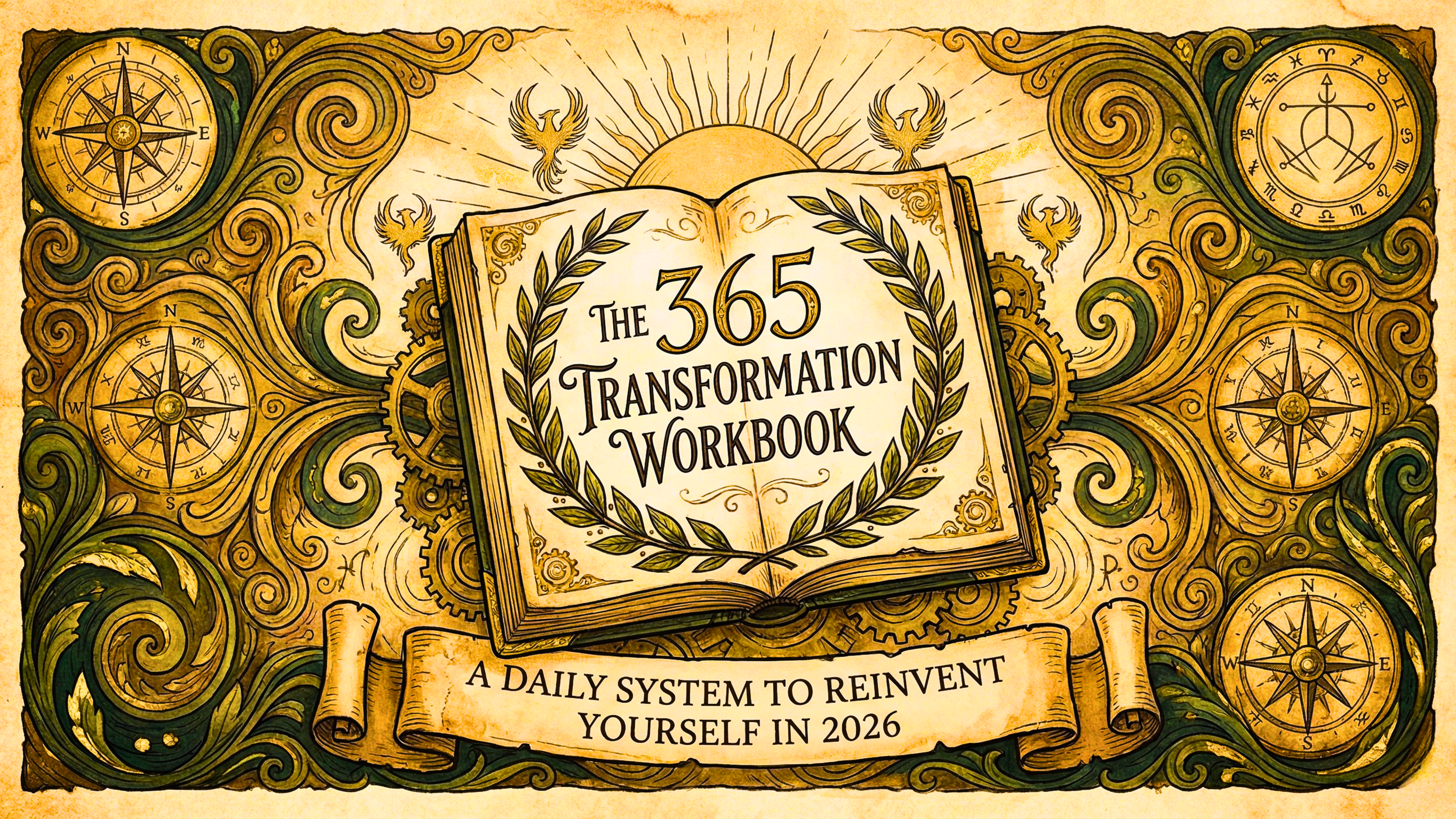 THE 365 TRANSFORMATION WORKBOOK — A Daily System to Reinvent Yourself in 2026