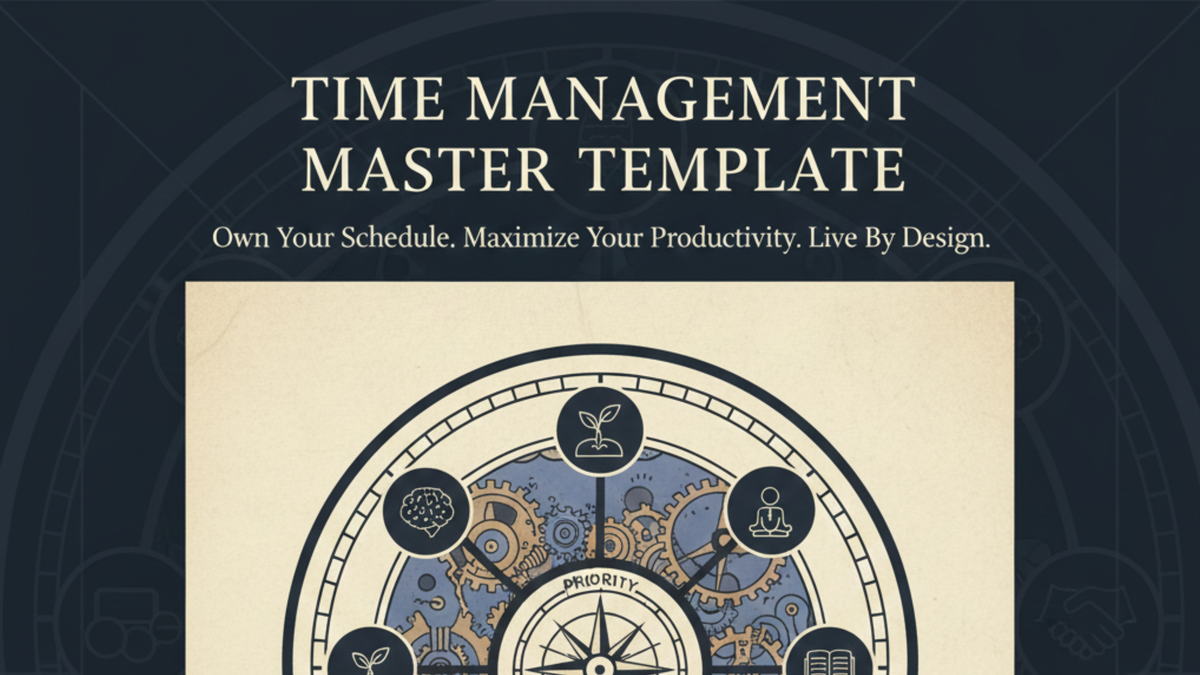 The Nation Collective | Time Management Master Template (Free Download)