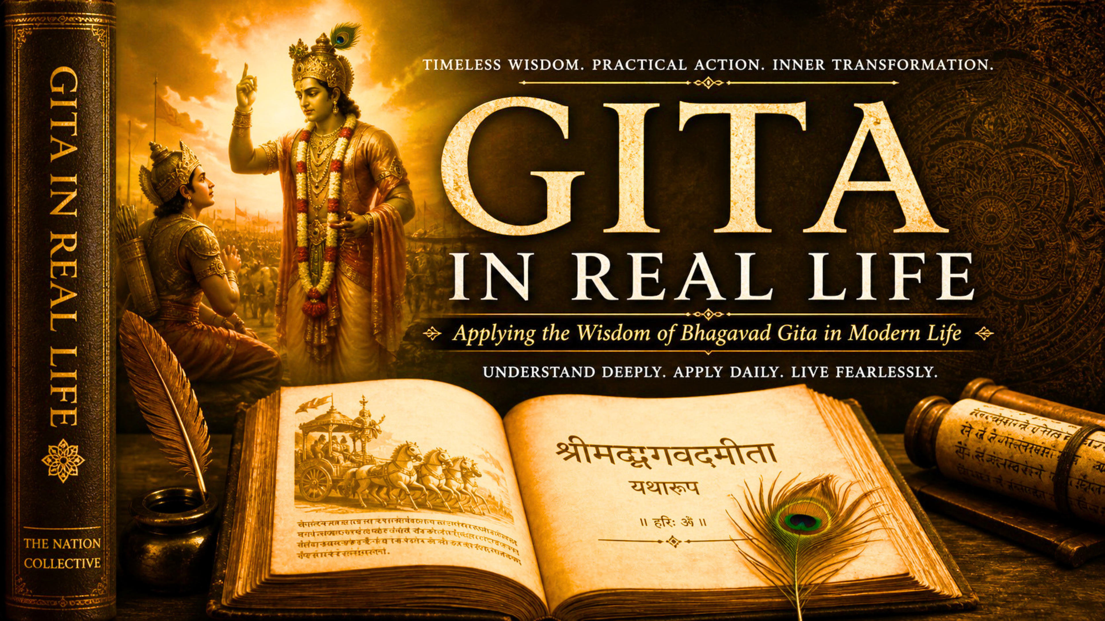 GITA IN REAL LIFE — Understand the Gita. Live the Gita. Transform Your Life.